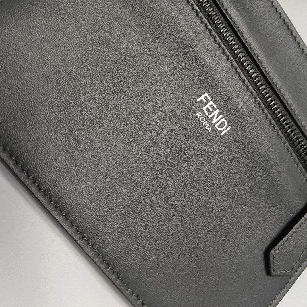 Peekaboo Small Calfskin Gray