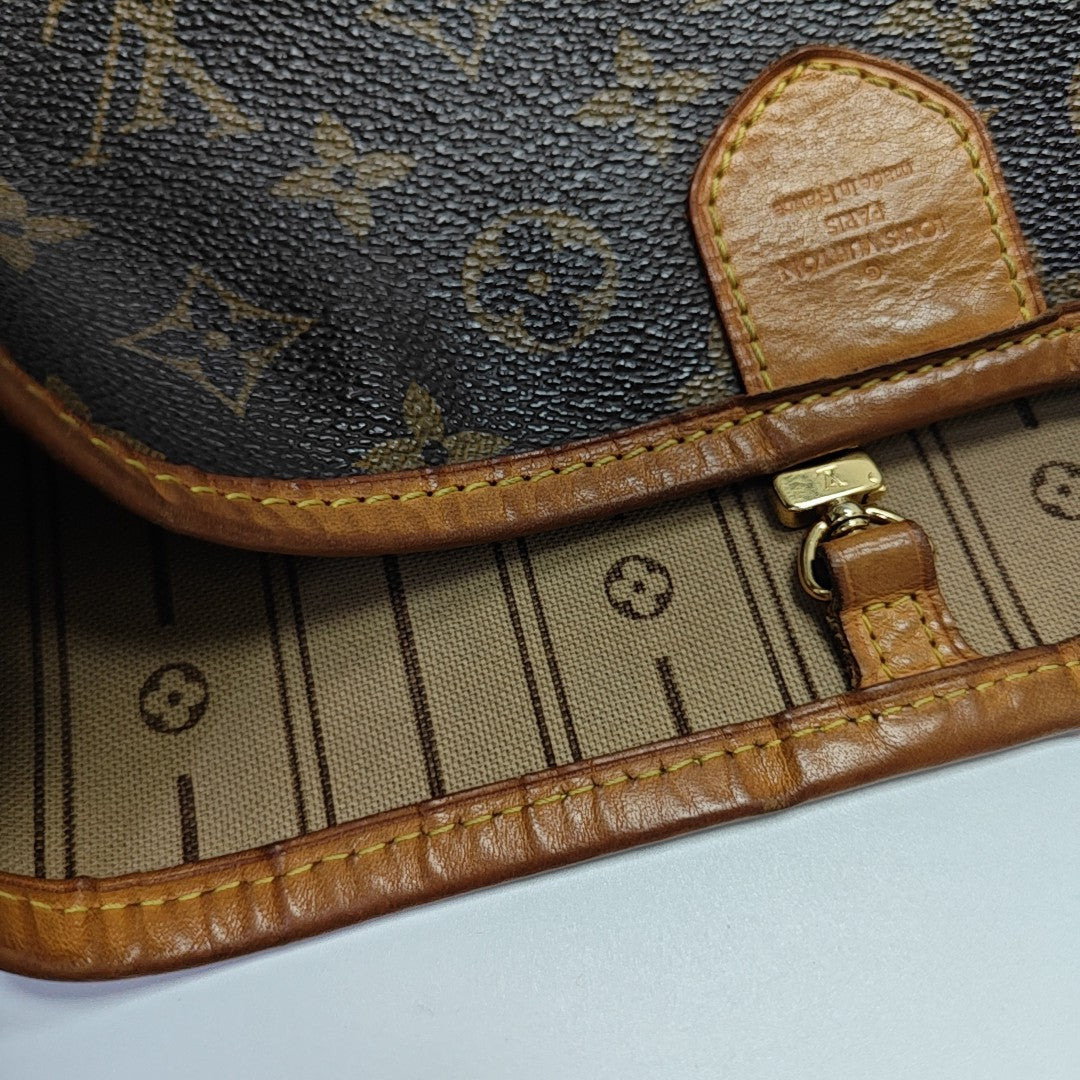 DELIGHTFUL PM Monogram Coated Canvas Brown