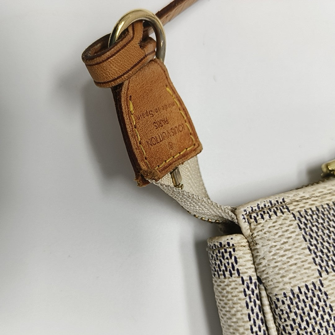 ACCESSOIRES GM Damier Azur Coated Canvas White