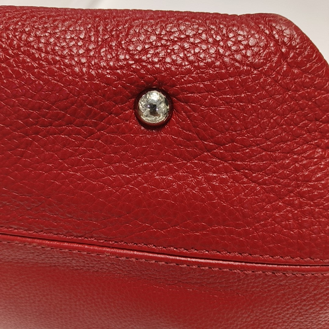 Sophia Large Calfskin Red