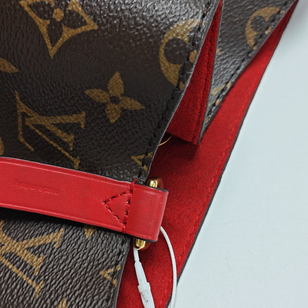 NÉONOÉ MM Monogram Coated Canvas Brown
