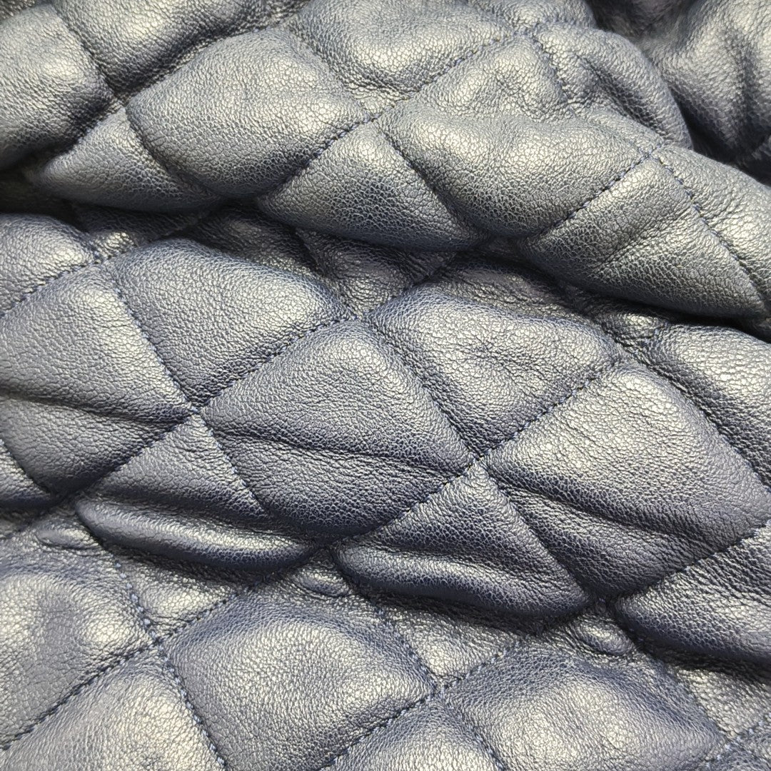 Quilted Lambskin Blue
