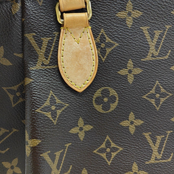 TURENNE Monogram Coated Canvas Brown