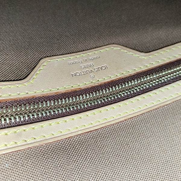 SOLOGNE PM Monogram Coated Canvas Brown