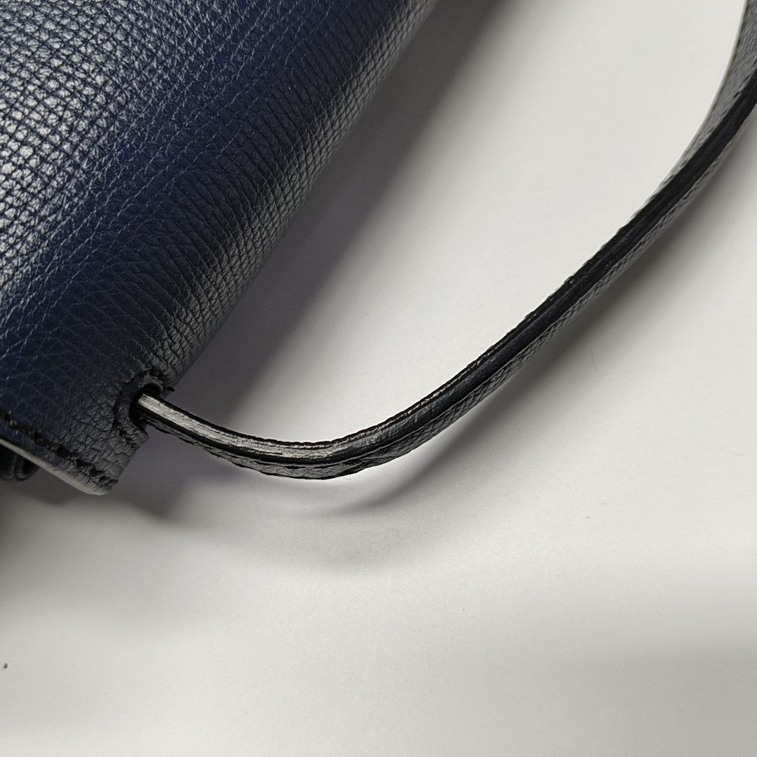 Calfskin Tote Bag Blue