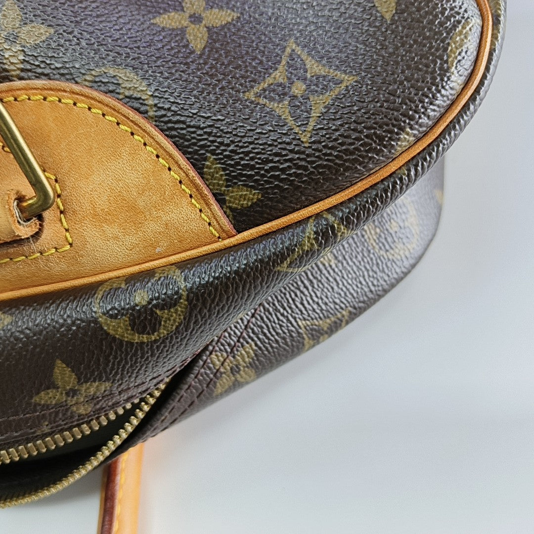 DEAUVILLE GM Monogram Coated Canvas Brown