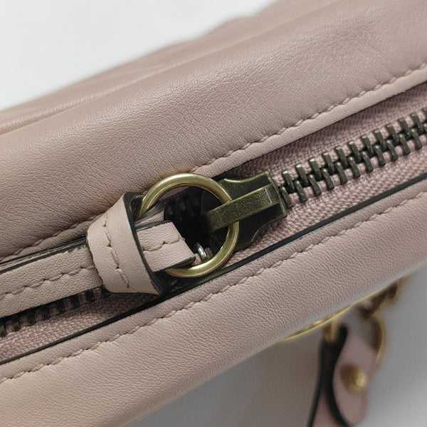 GG Marmont Mini Quilted Calfskin Pink