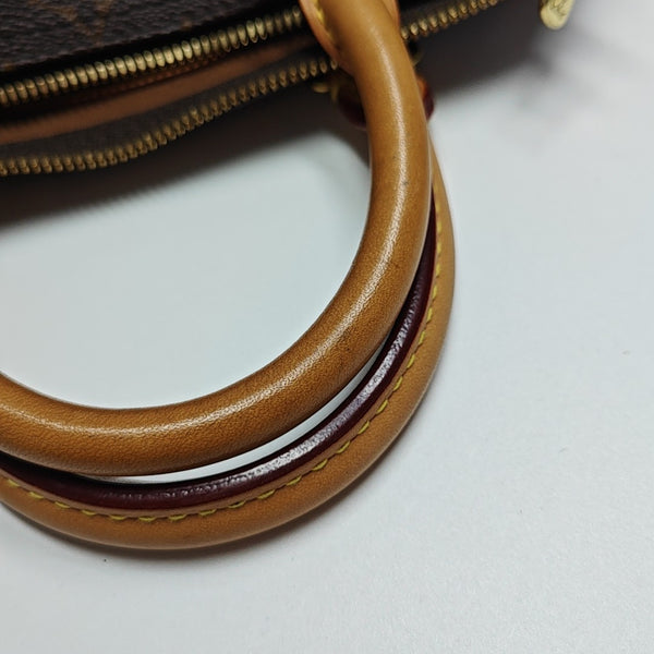 SPEEDY 25 Monogram Coated Canvas Brown