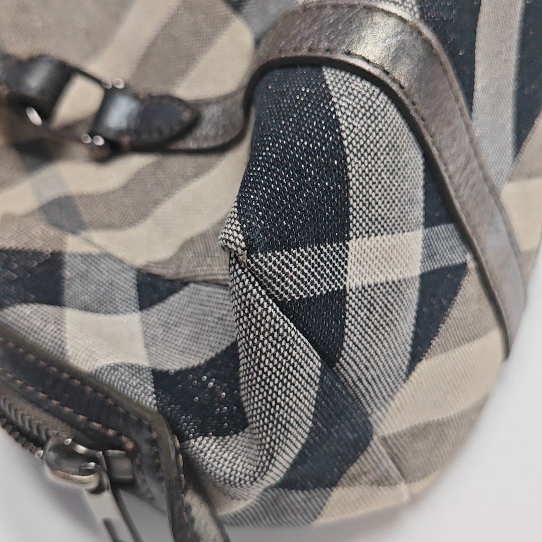 Canvas Top Handle Bag Gray