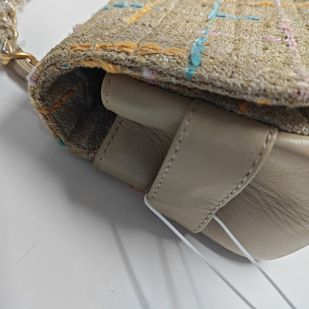 Wool Shoulder Bag Beige