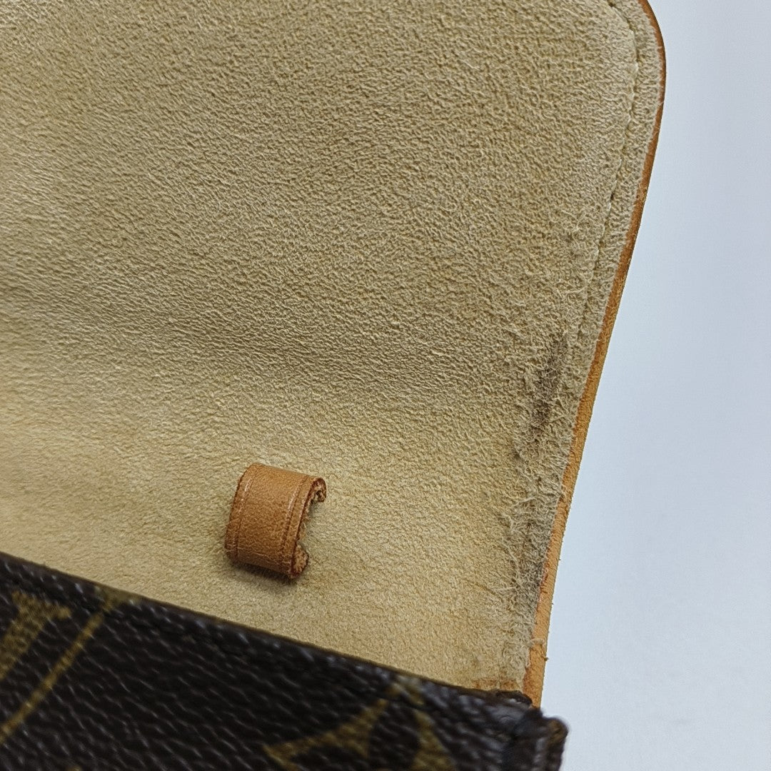 TWIN PM Monogram Coated Canvas Brown