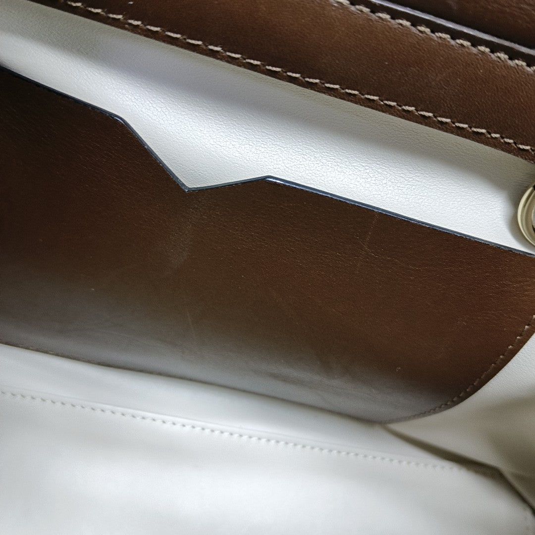 Leather Shoulder Bag Brown