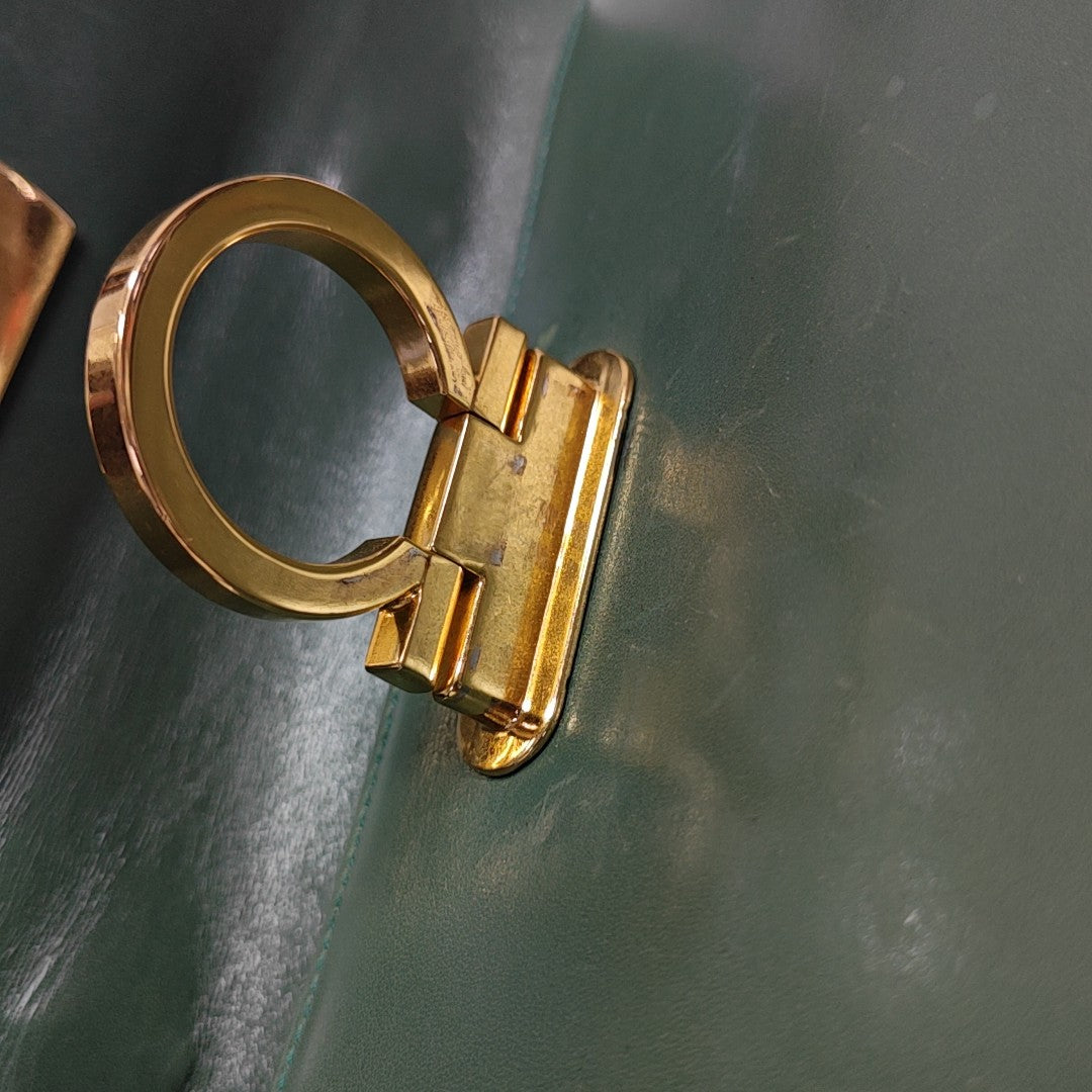 Kelly Calfskin Green