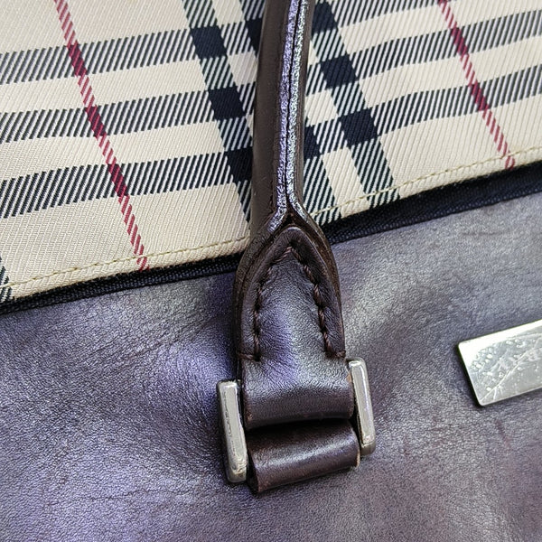 Canvas Top Handle Bag Beige