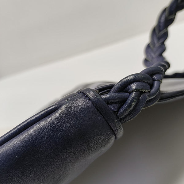 Calfskin Shoulder Bag Blue