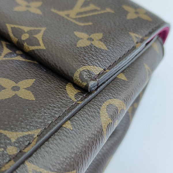 CLUNY PM Monogram Coated Canvas Brown