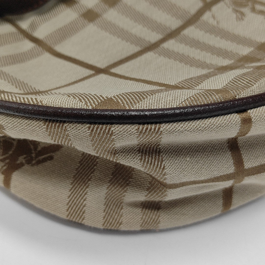 Canvas Top Handle Bag Brown