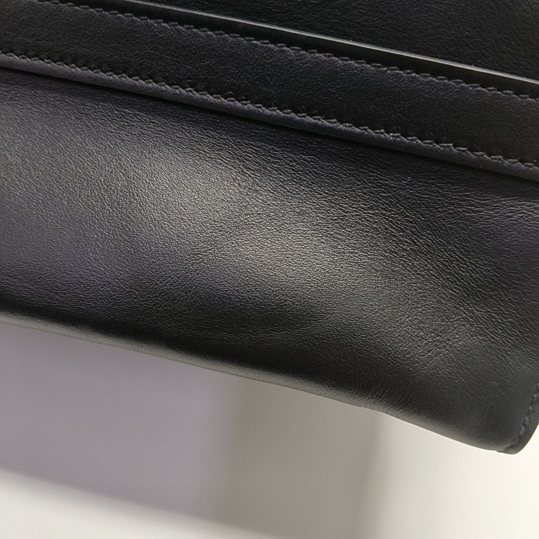 Esplanade Saffiano Calfskin Black