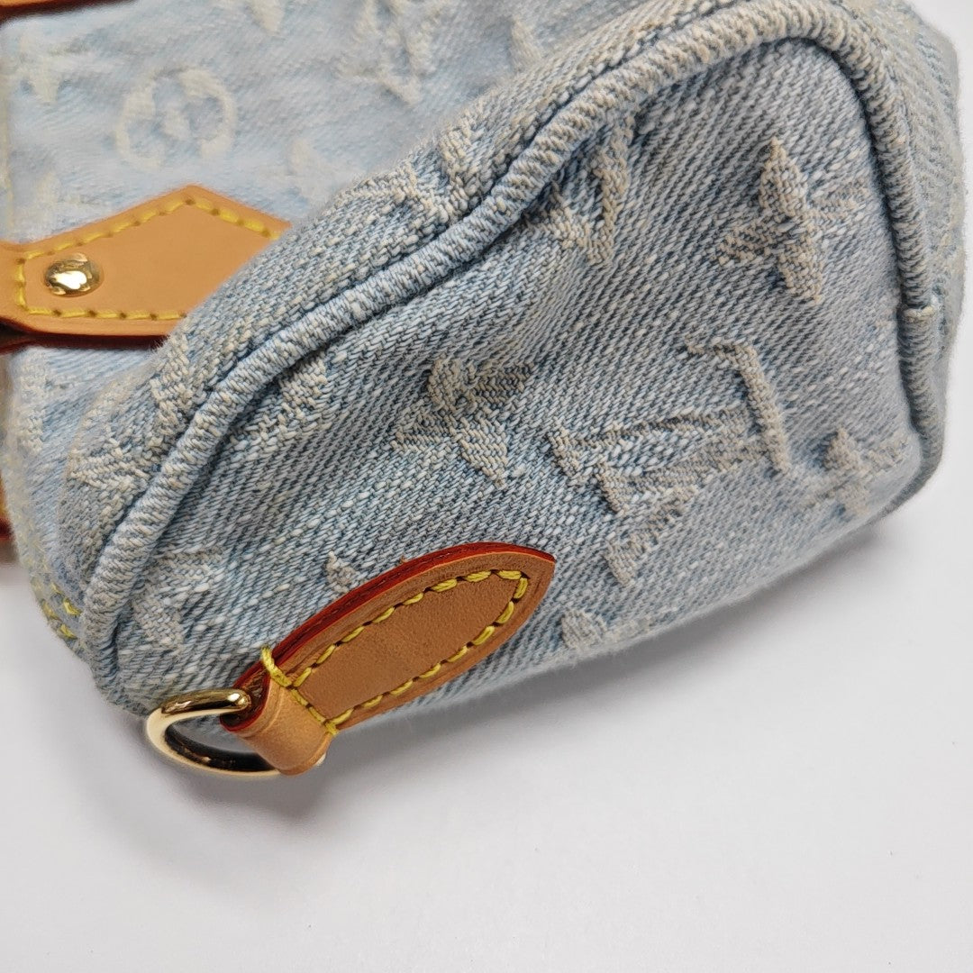 SPEEDY Mini Monogram Denim Blue