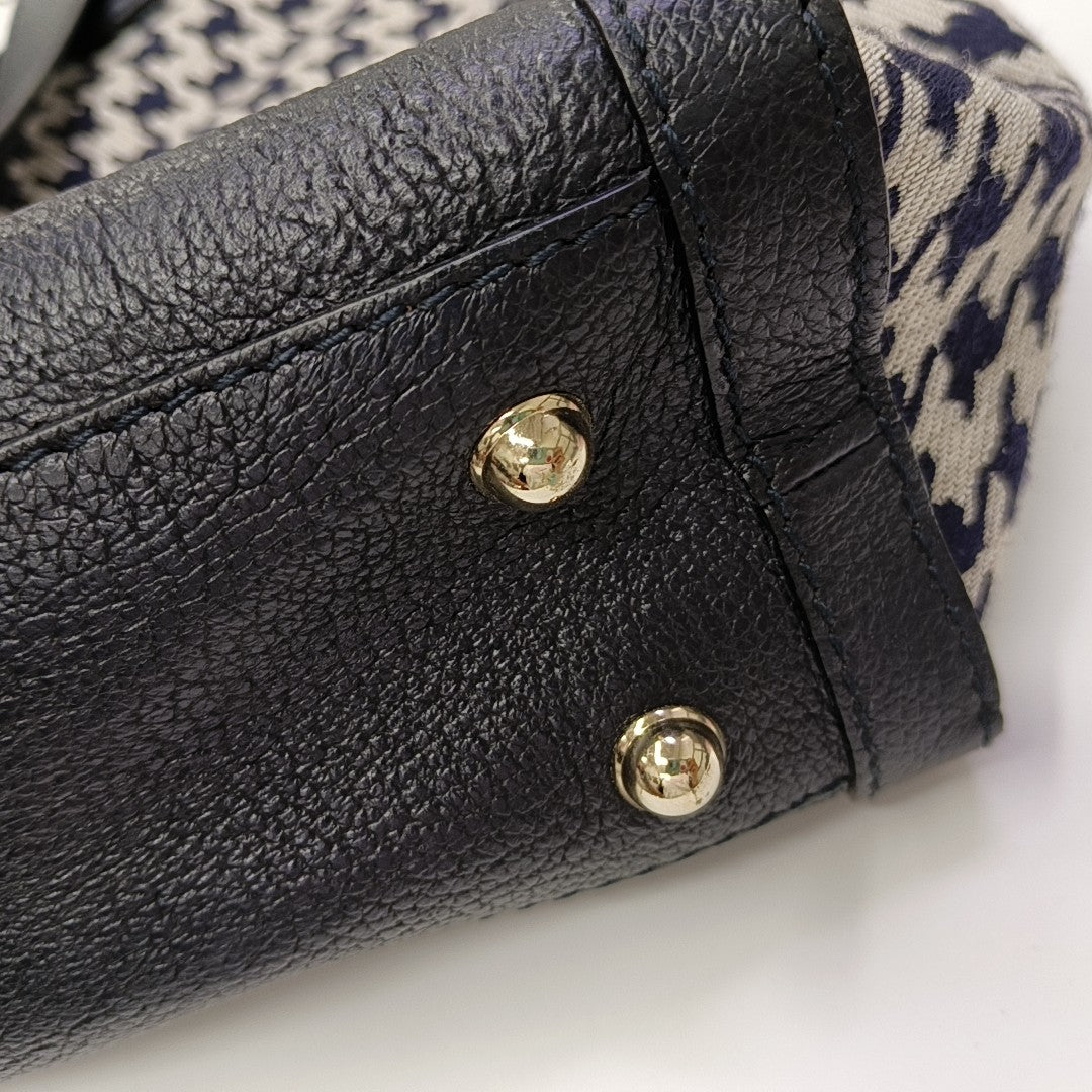 Fabric Top Handle Bag Multicolor