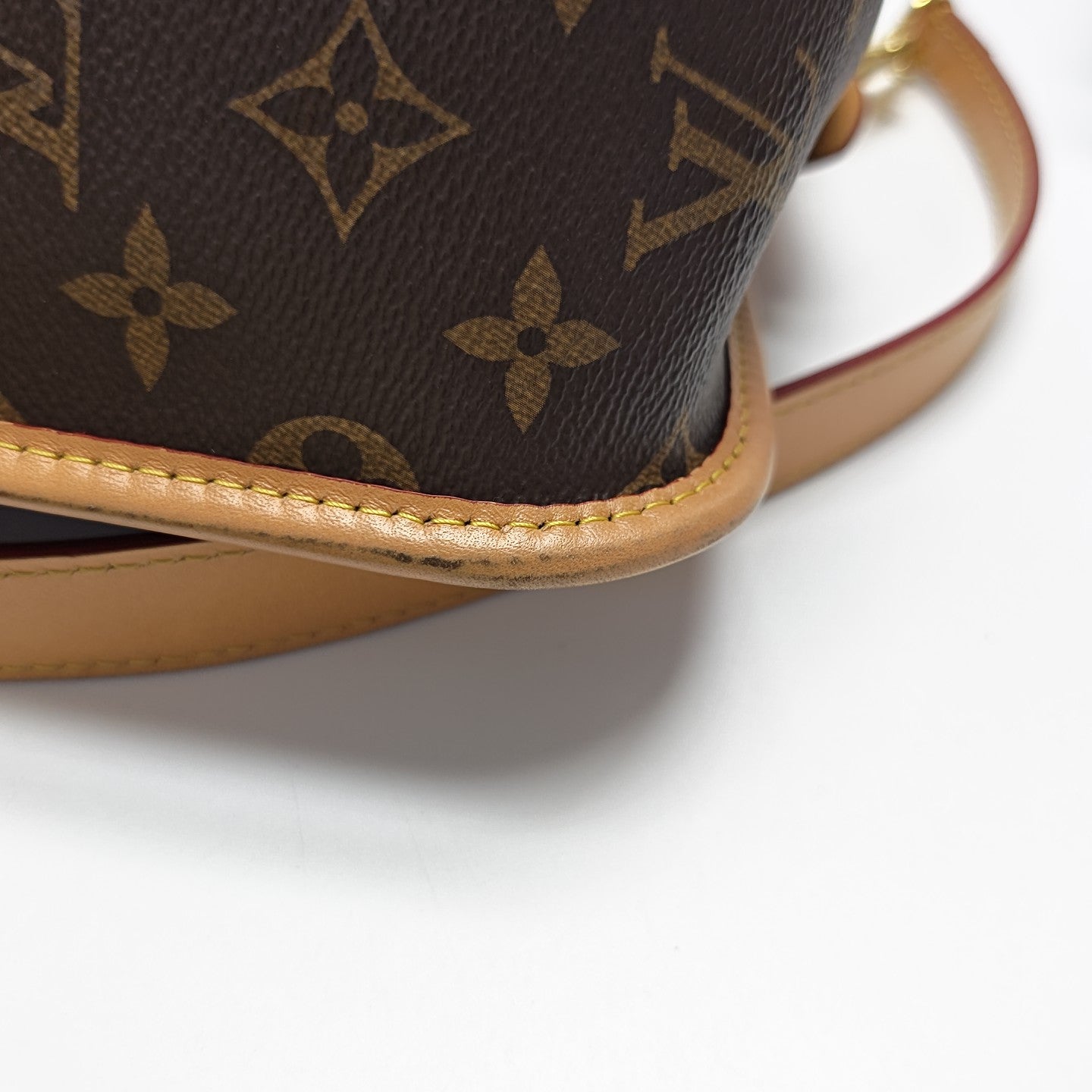 DIANE Monogram Coated Canvas Brown