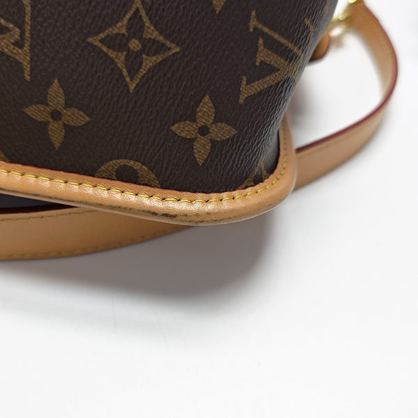 DIANE Monogram Coated Canvas Brown