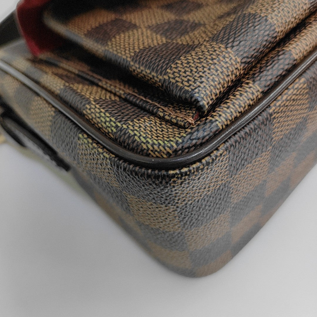 RAVELLO GM Damier Ebene Coated Canvas Brown