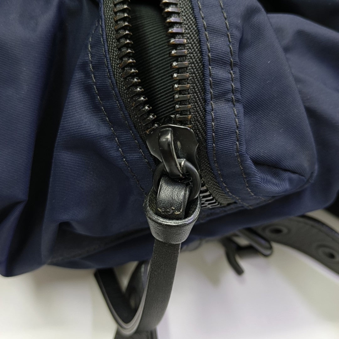 The Rucksack Large Nylon Blue