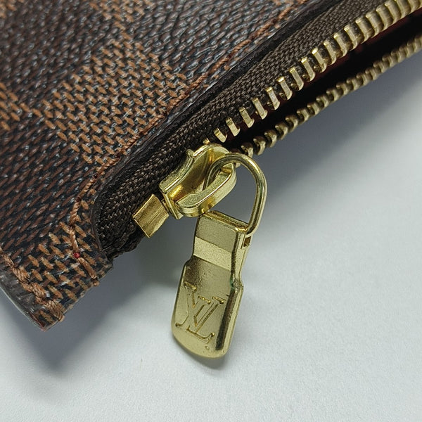 NEVERFULL GM Damier Ebene Coated Canvas Brown