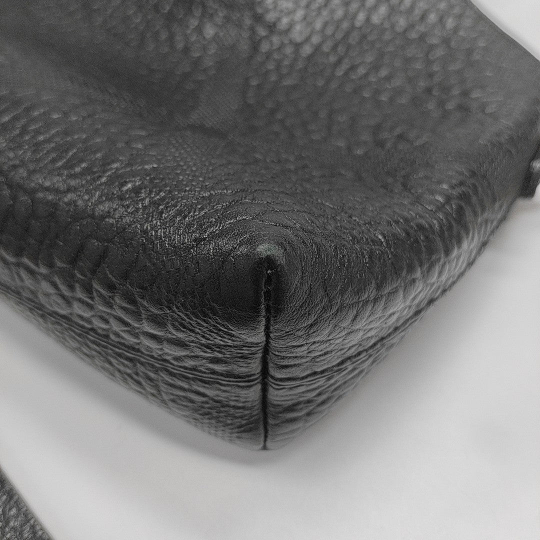 Calfskin Crossbody Bag Black