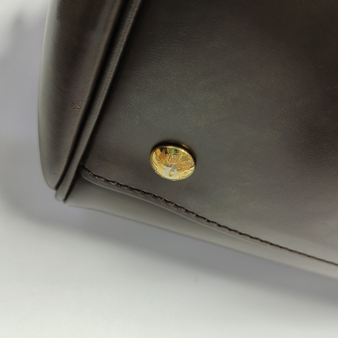 KNIGHTSBRIDGE Damier Ebene Coated Canvas Brown
