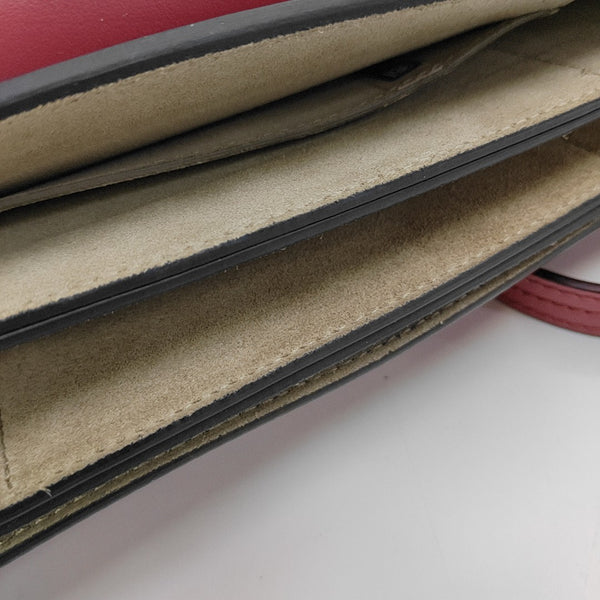 Faye Small Calfskin Red