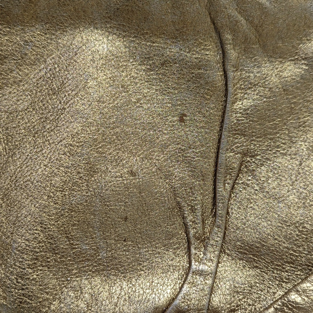 Calfskin Clutch Gold