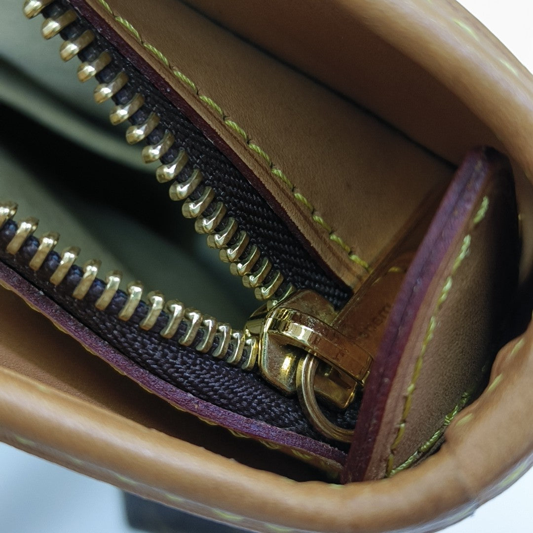 VINTAGE BOETIE PM Monogram Coated Canvas Brown