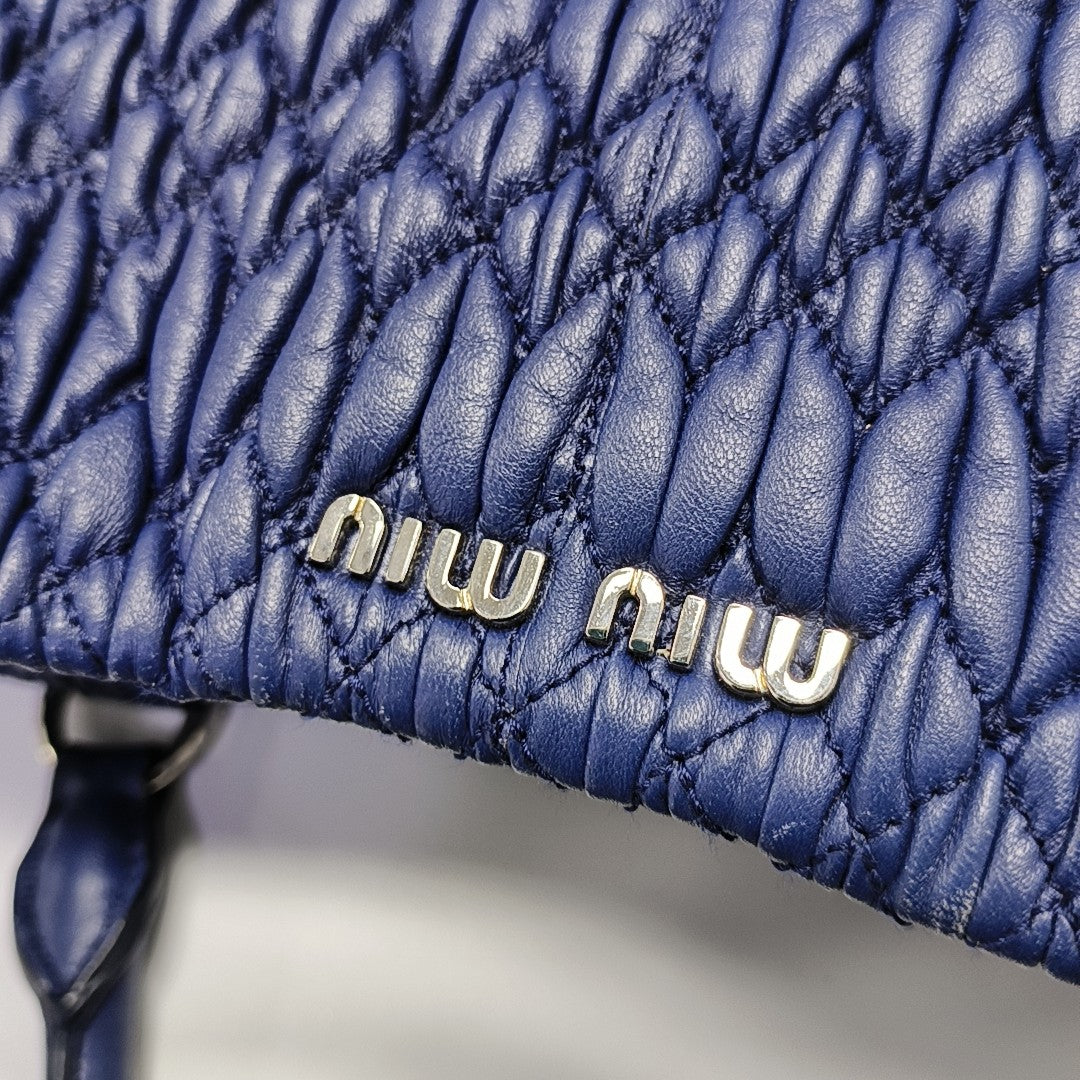 Quilted Lambskin Blue