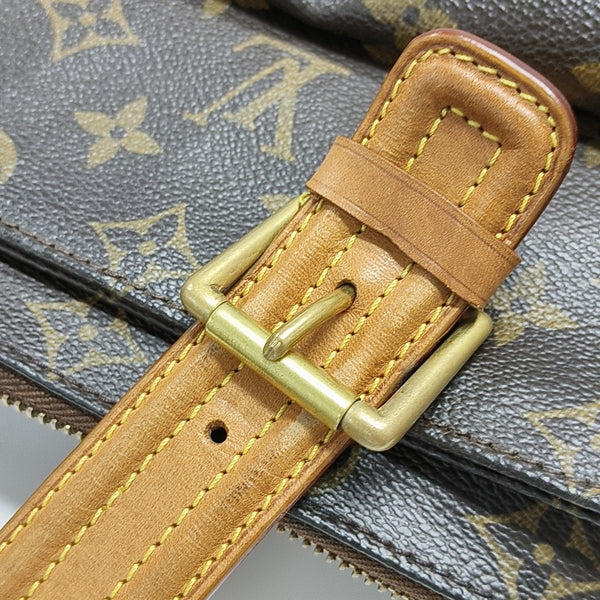 MULTIPLE Monogram Coated Canvas Brown
