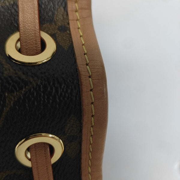 NOÉ Nano Monogram Coated Canvas Brown
