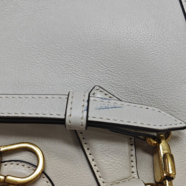 Diana Small Calfskin White