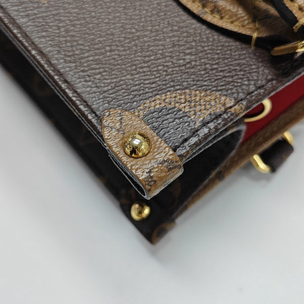 ONTHEGO PM Monogram Coated Canvas Brown