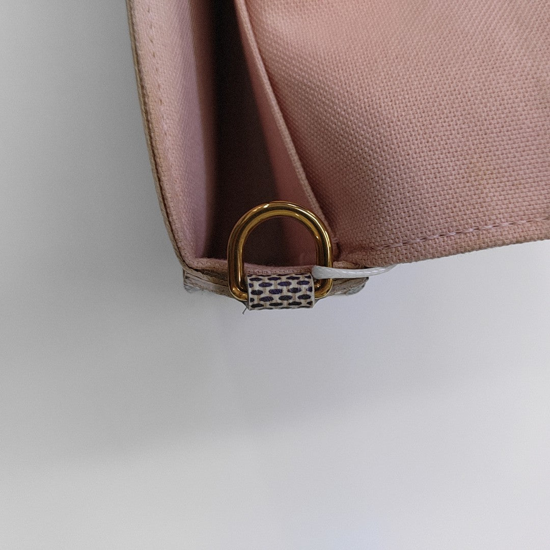 FÉLICIE Damier Azur Coated Canvas White