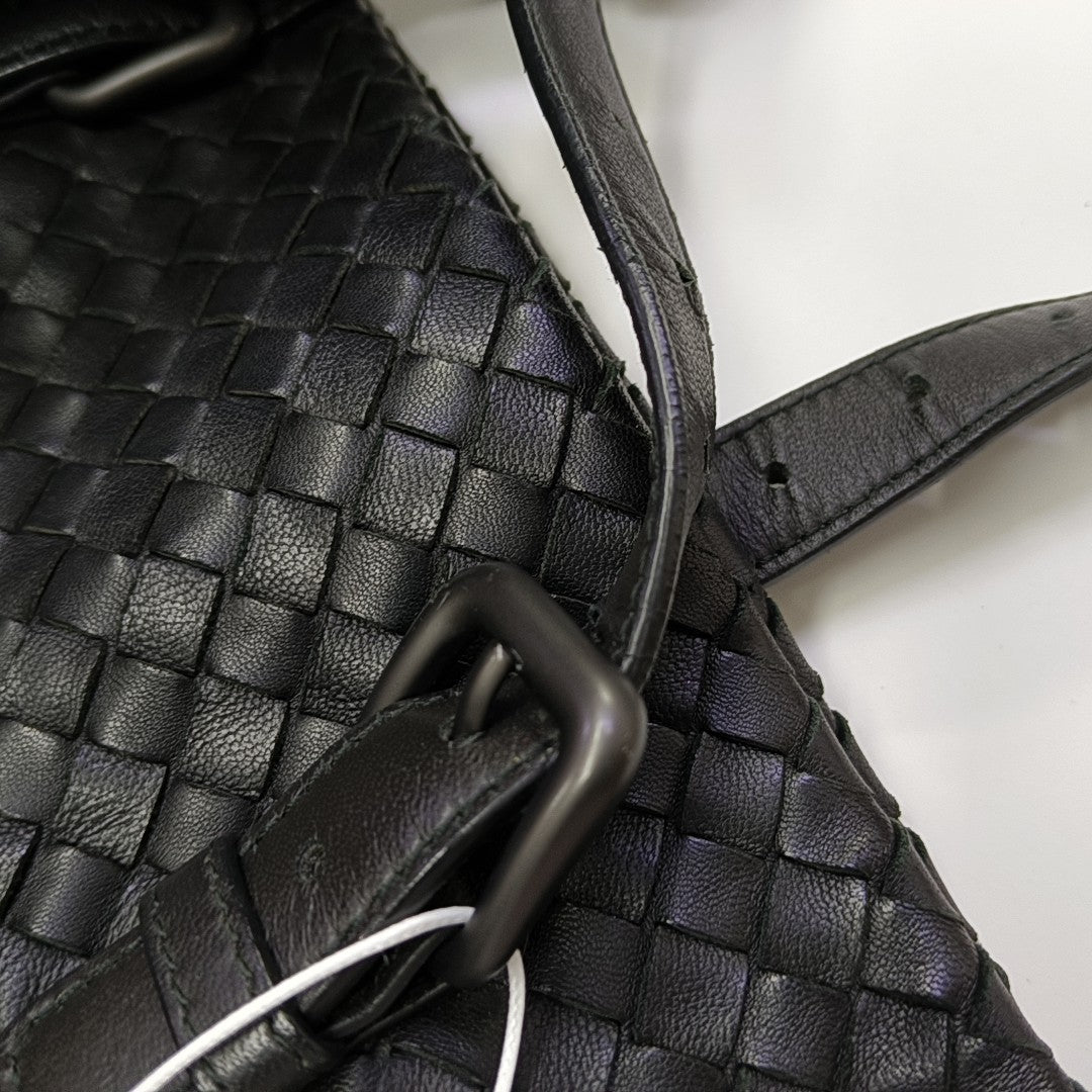 Lambskin Tote Bag Black