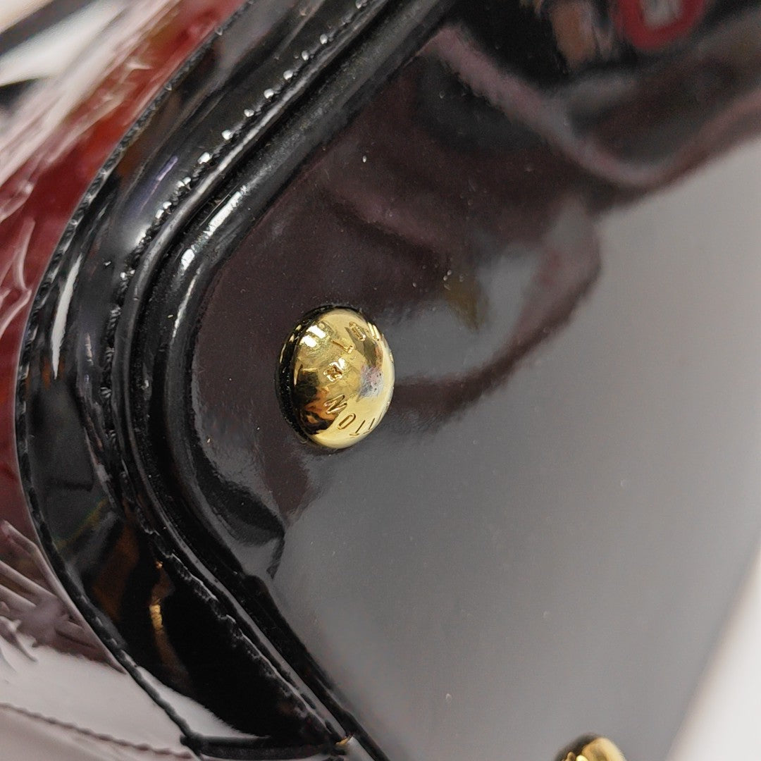 LOCKIT Monogram Patent Leather Red
