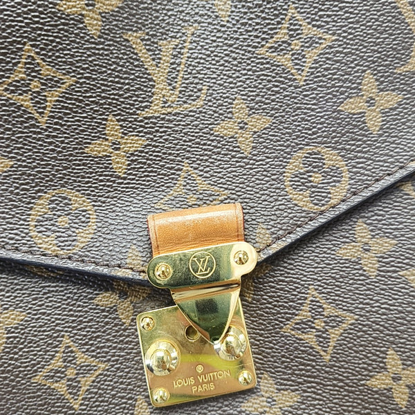 Lona Revestida Monogram marrón Métis MM