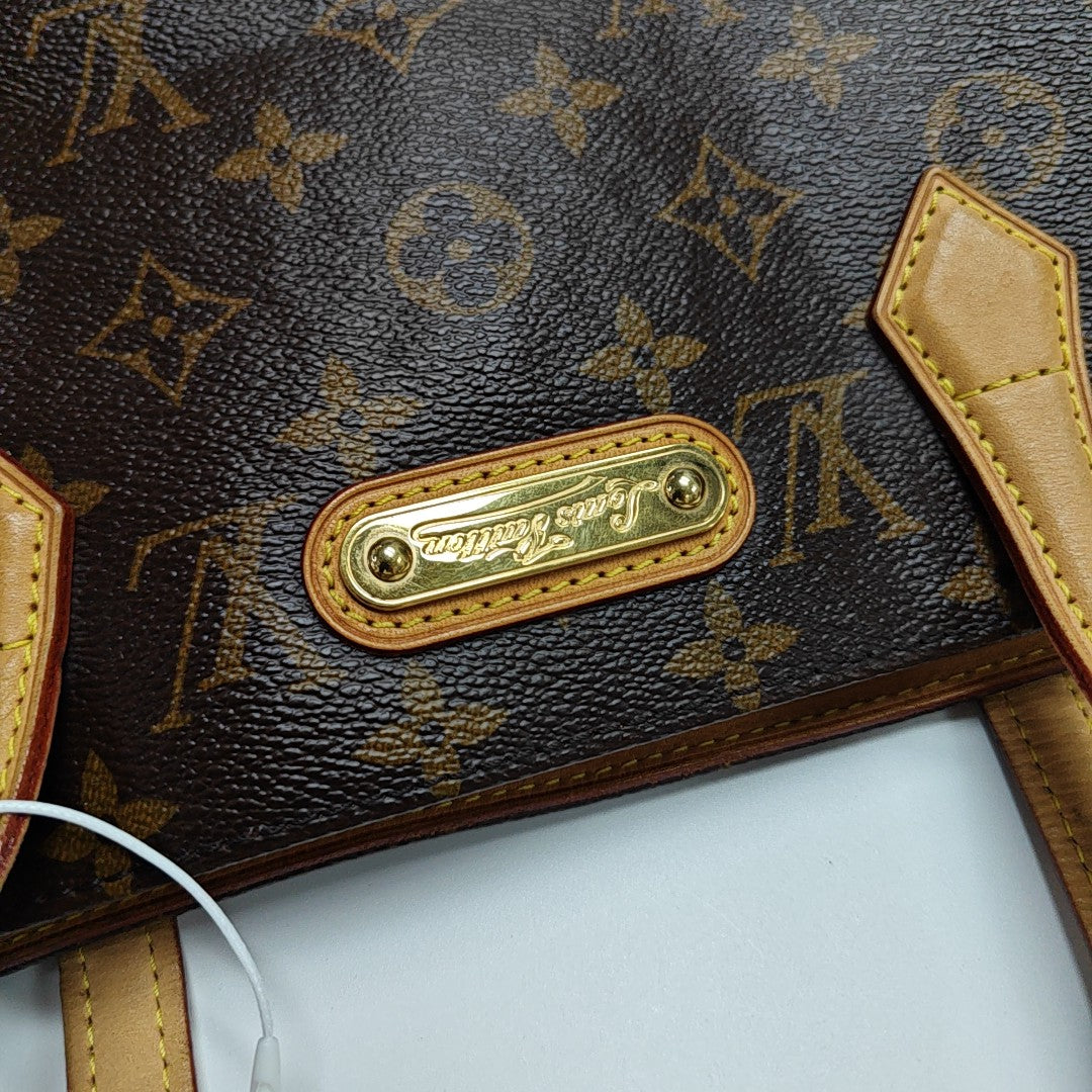 WILSHIRE MM Monogram Coated Canvas Brown
