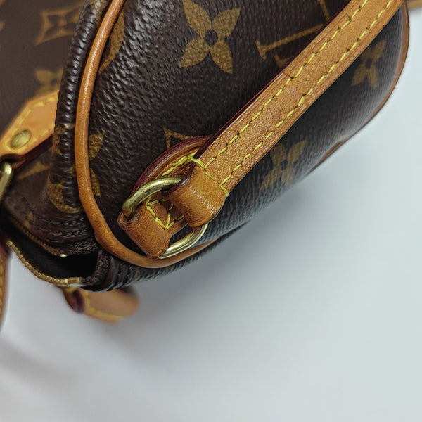 SPEEDY Nano Monogram Coated Canvas Brown
