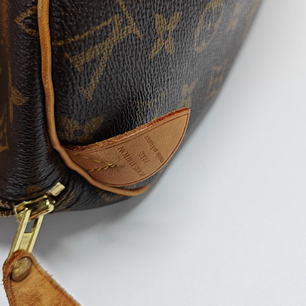 SPEEDY 30 Monogram Coated Canvas Brown