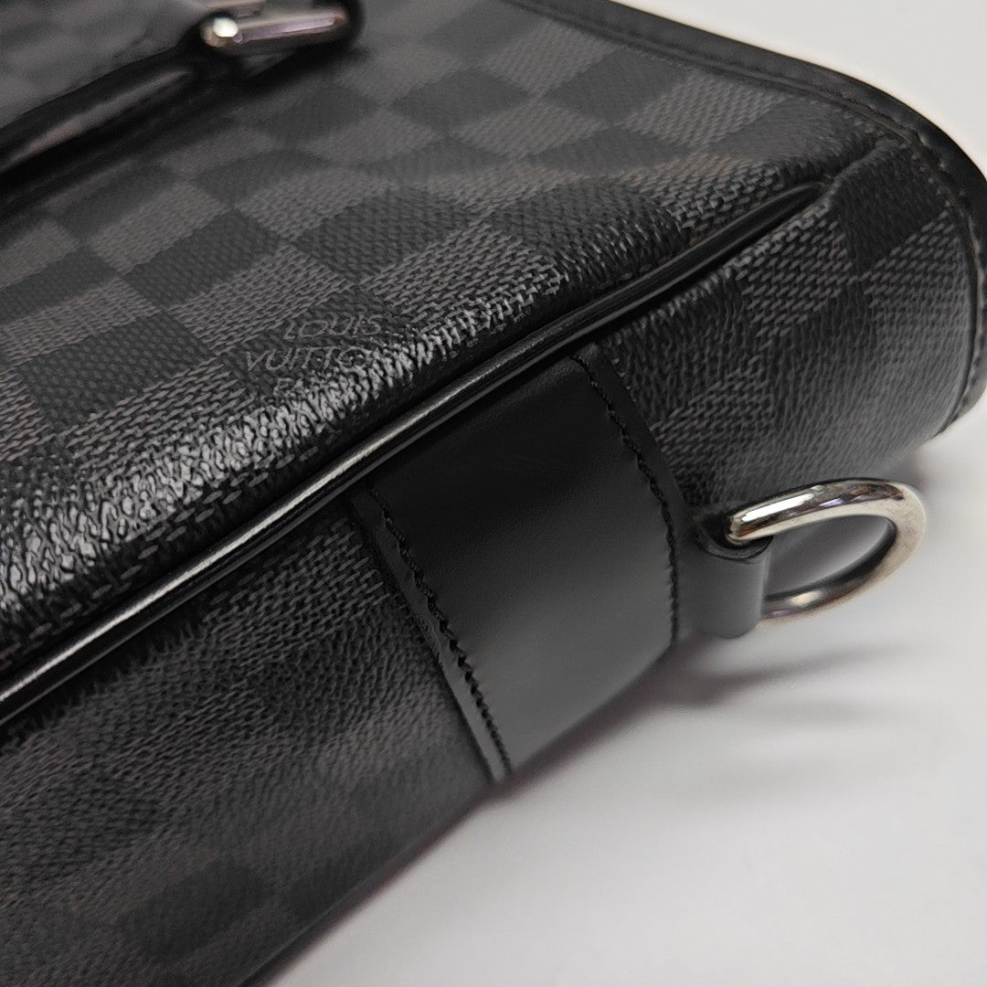 TADAO Damier Graphite Coated Canvas Gray