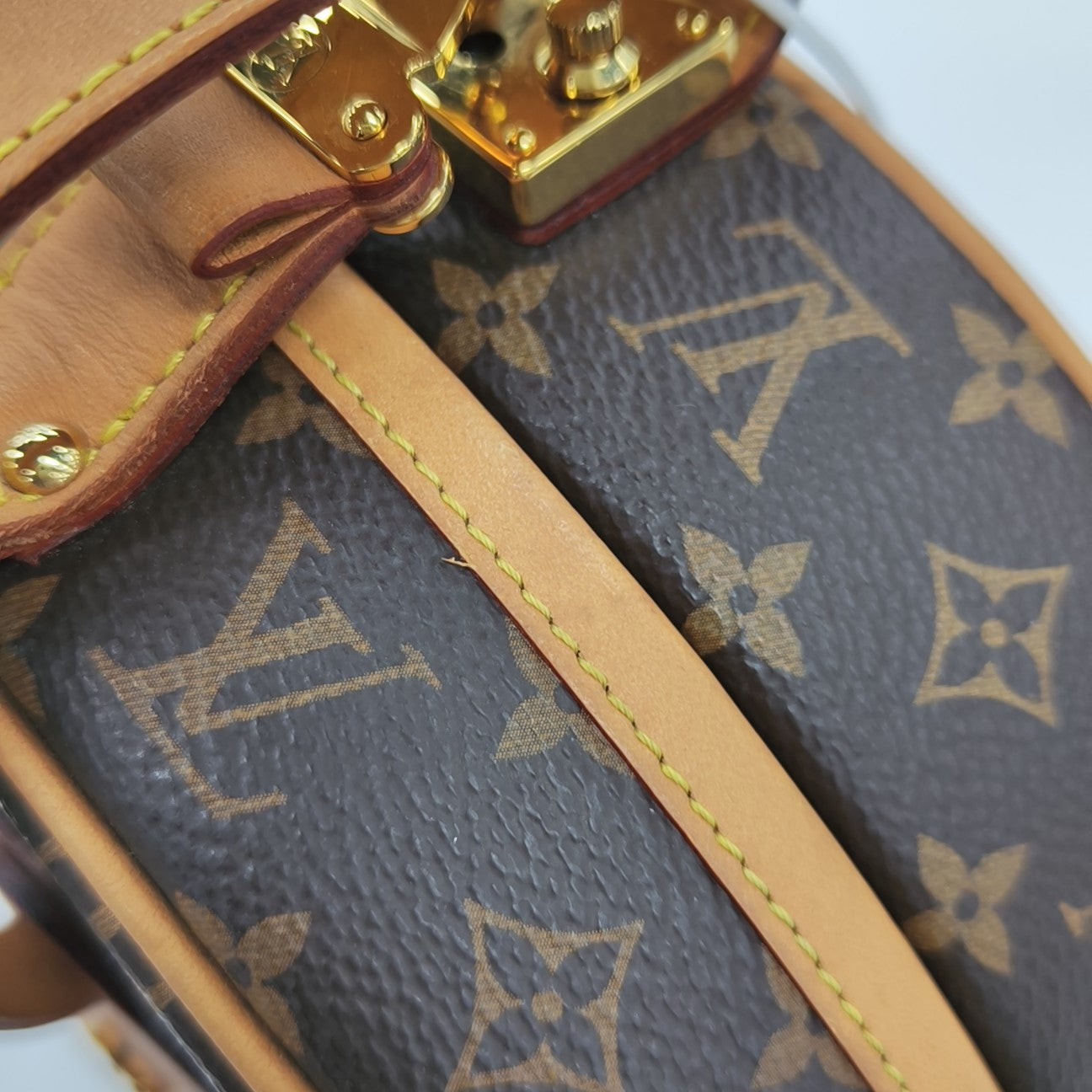 BOITE CHAPEAU PM Monogram Coated Canvas Brown