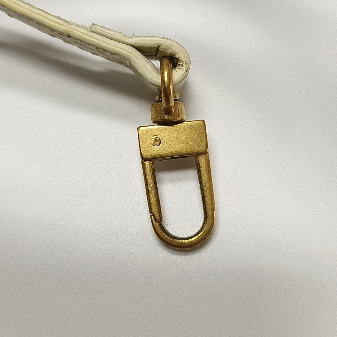 Leather Shoulder Bag Mini White