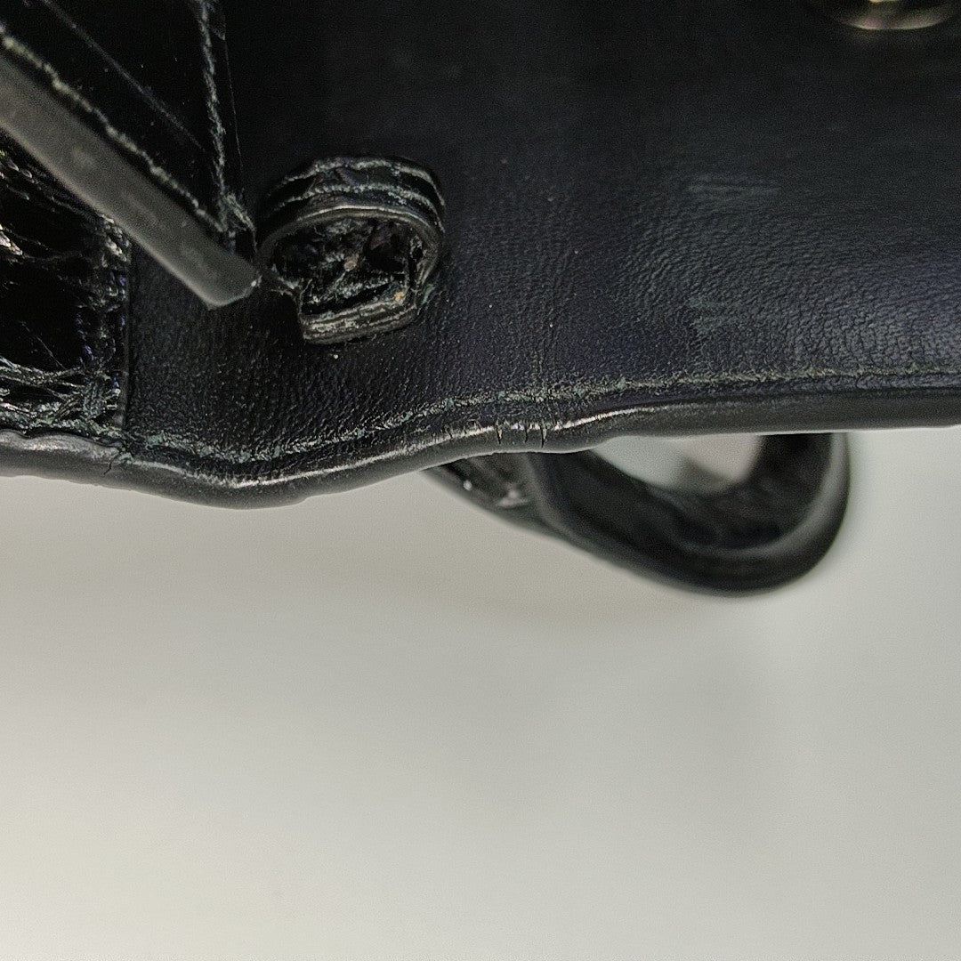 Hourglass Mini Calfskin Black